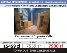 ZESTAW MEBLI SZYNAKA VELLE